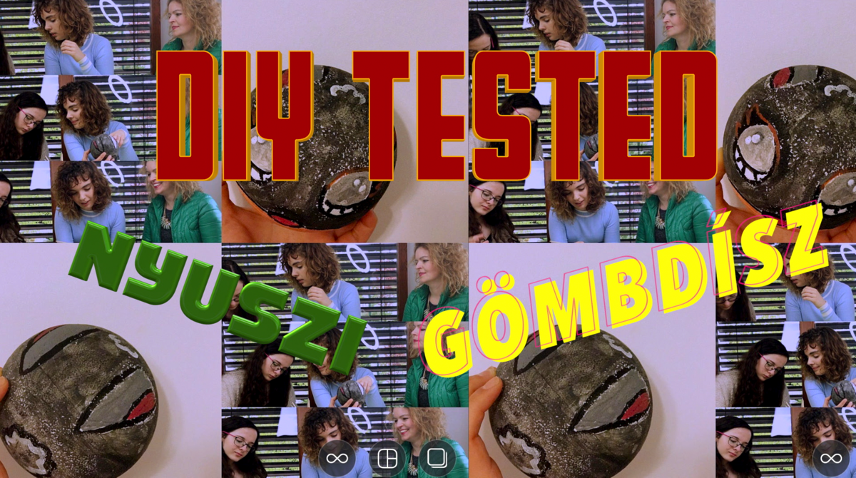 DIY - Nyuszi gömb a négyzeten DIY - Nyuszi gömb a négyzeten